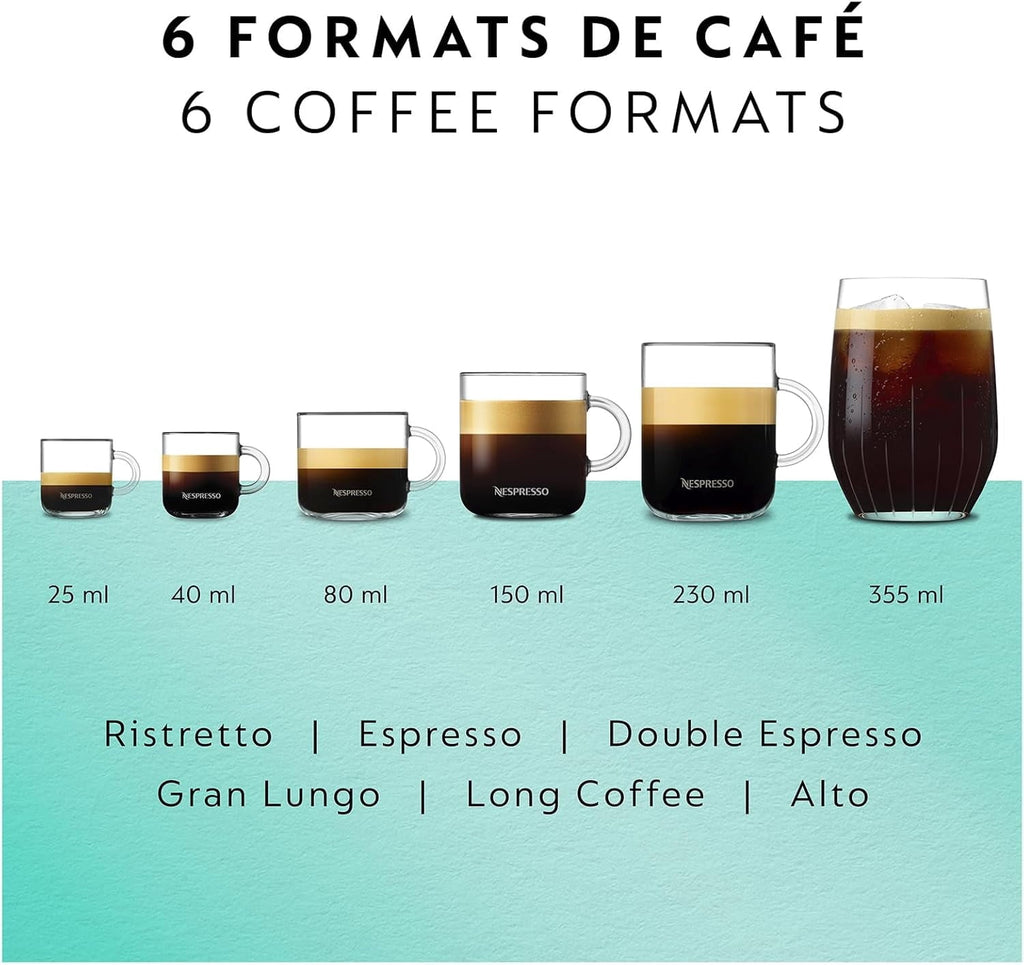 Vertuo Pop+ Coffee and Espresso Maker by, Samra Origins by The Metad Green