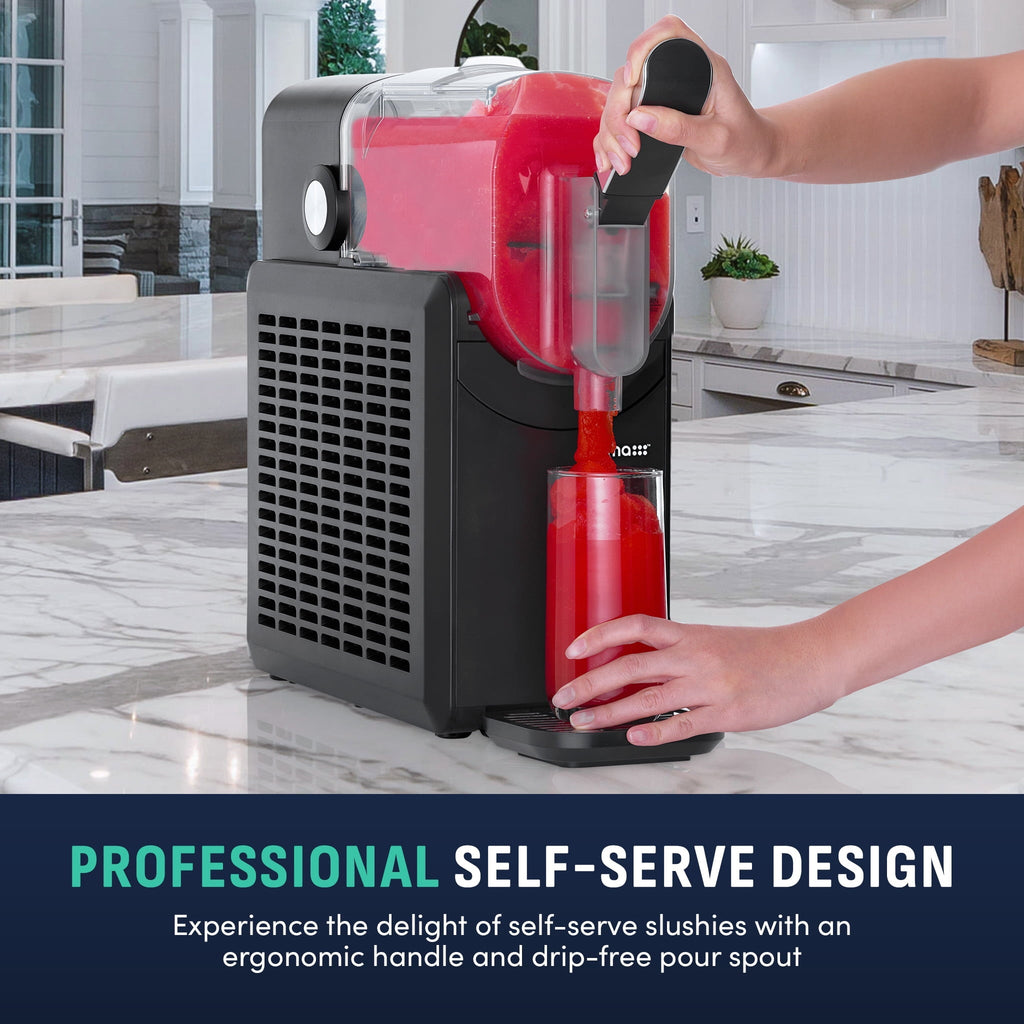 Luma by Newair Frozen Slushie Drink Maker, 88 oz Slushy Ice Machine with CycloneFreeze Technology, 5 Preset Programs and Auto Cleaning, For Milkshakes, Margaritas, Cocktail, Frappe, Slush