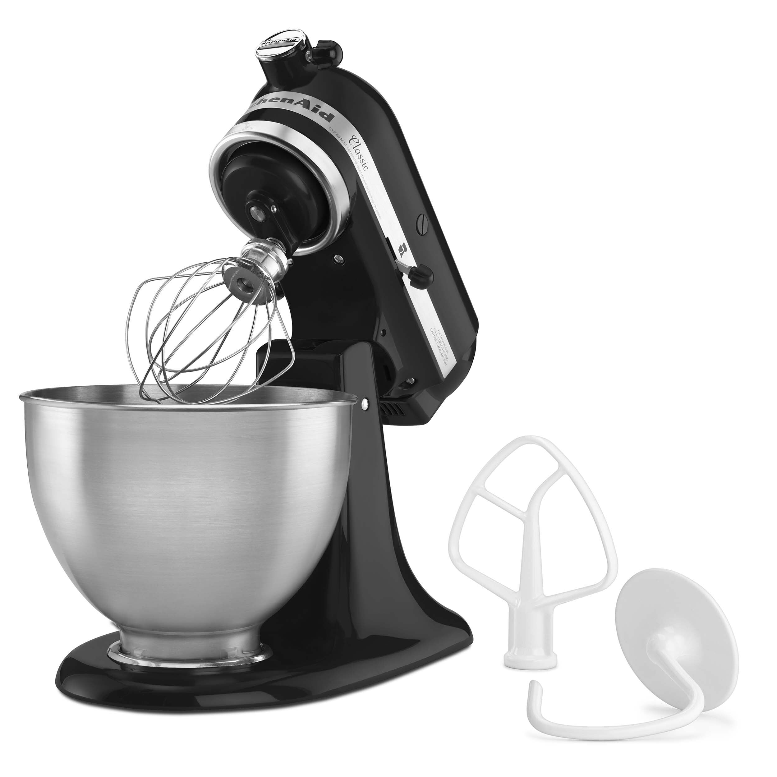 Classic Series 4.5-Quart Tilt-Head Stand Mixer, Onyx Black, K45SSOB