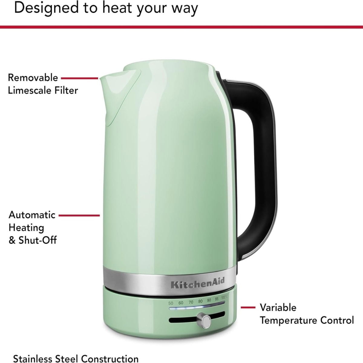 1.7L Electric Kettle | Pistachio