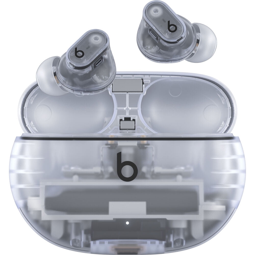 Studio Buds+ Noise Canceling True Wireless In-Ear Headphones (Transparent) with Accessories