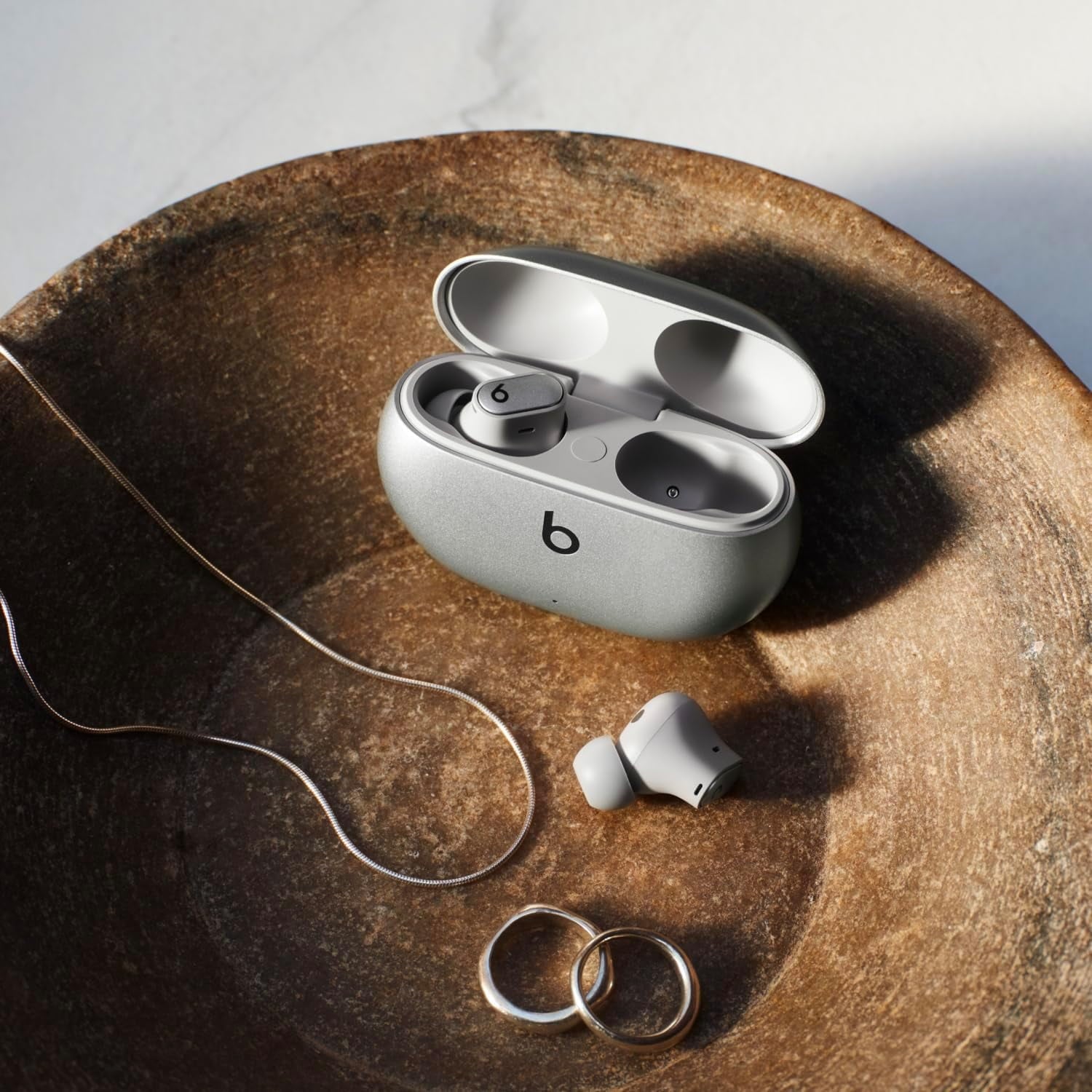 Studio Buds+ Noise Canceling True Wireless In-Ear Headphones (Transparent) with Accessories