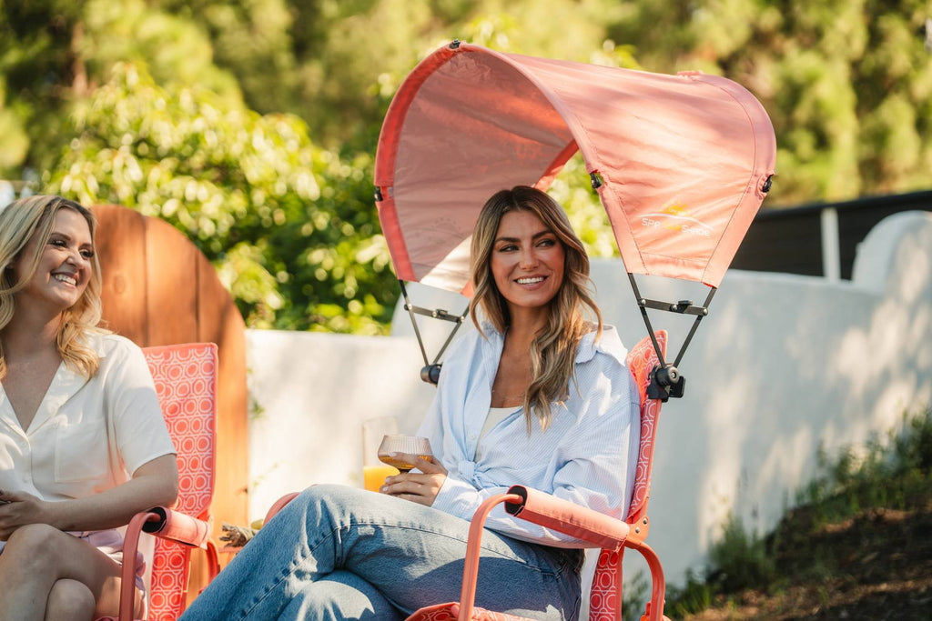 SunShade Accessory Universal Adjustable Chair Canopy with UV Protection, Mercury Gray