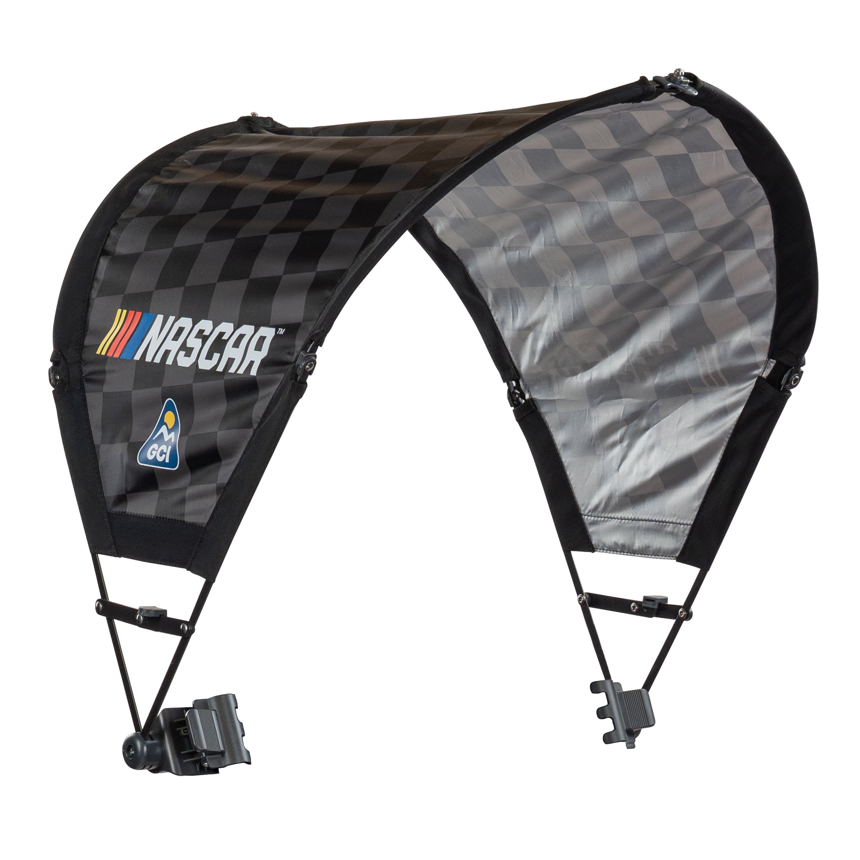 SunShade Accessory Universal Adjustable Chair Canopy with UV Protection, Mercury Gray