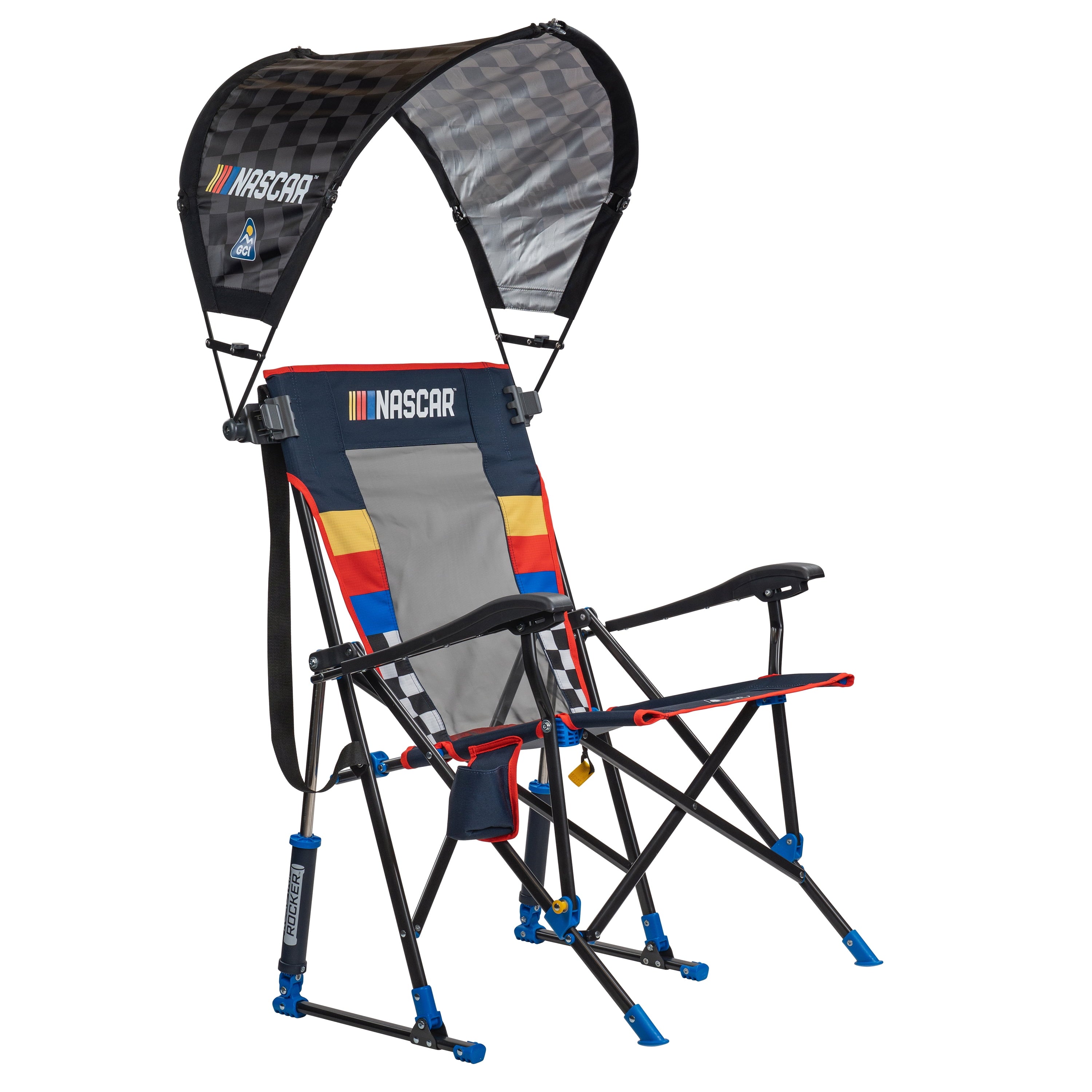SunShade Accessory Universal Adjustable Chair Canopy with UV Protection, Mercury Gray