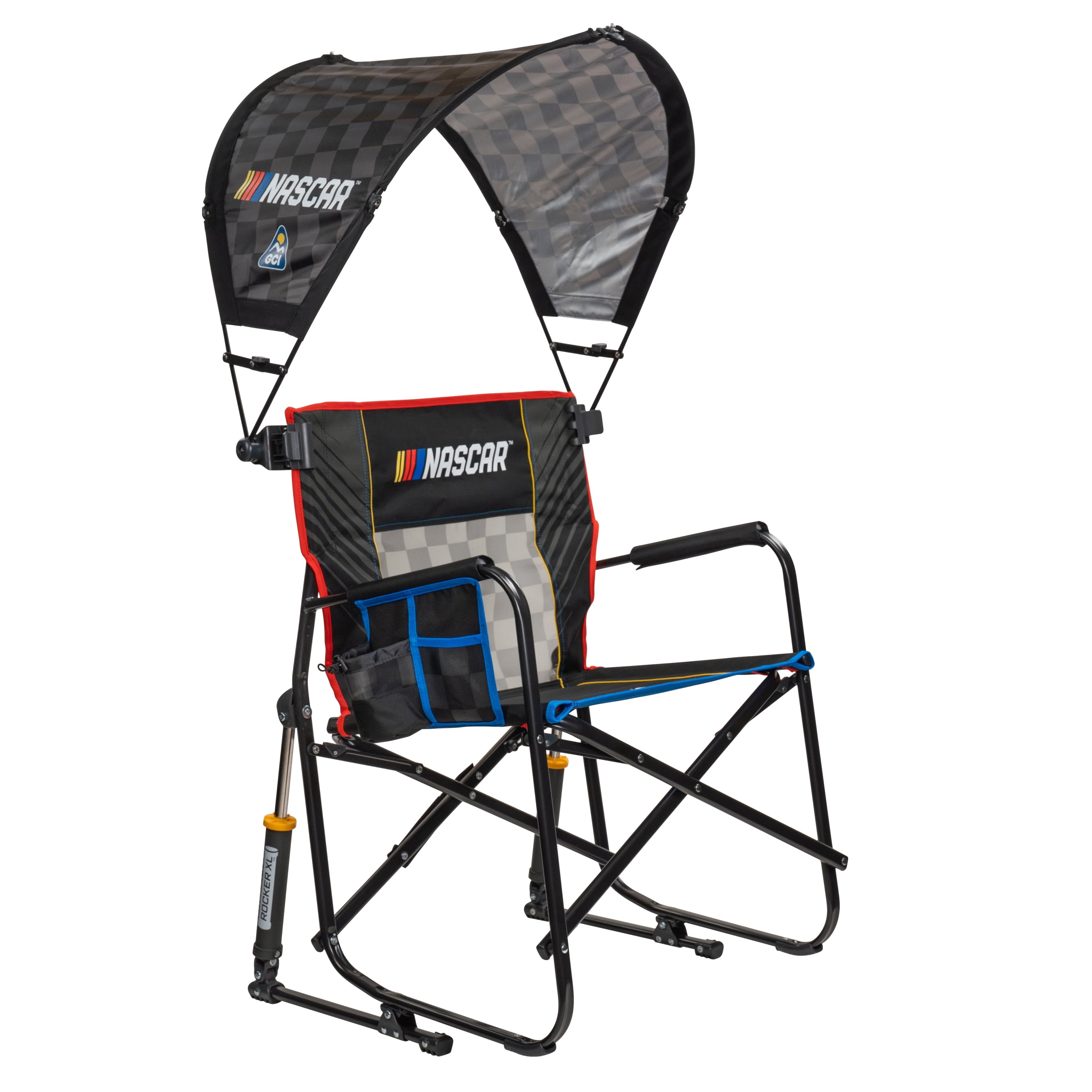 SunShade Accessory Universal Adjustable Chair Canopy with UV Protection, Mercury Gray