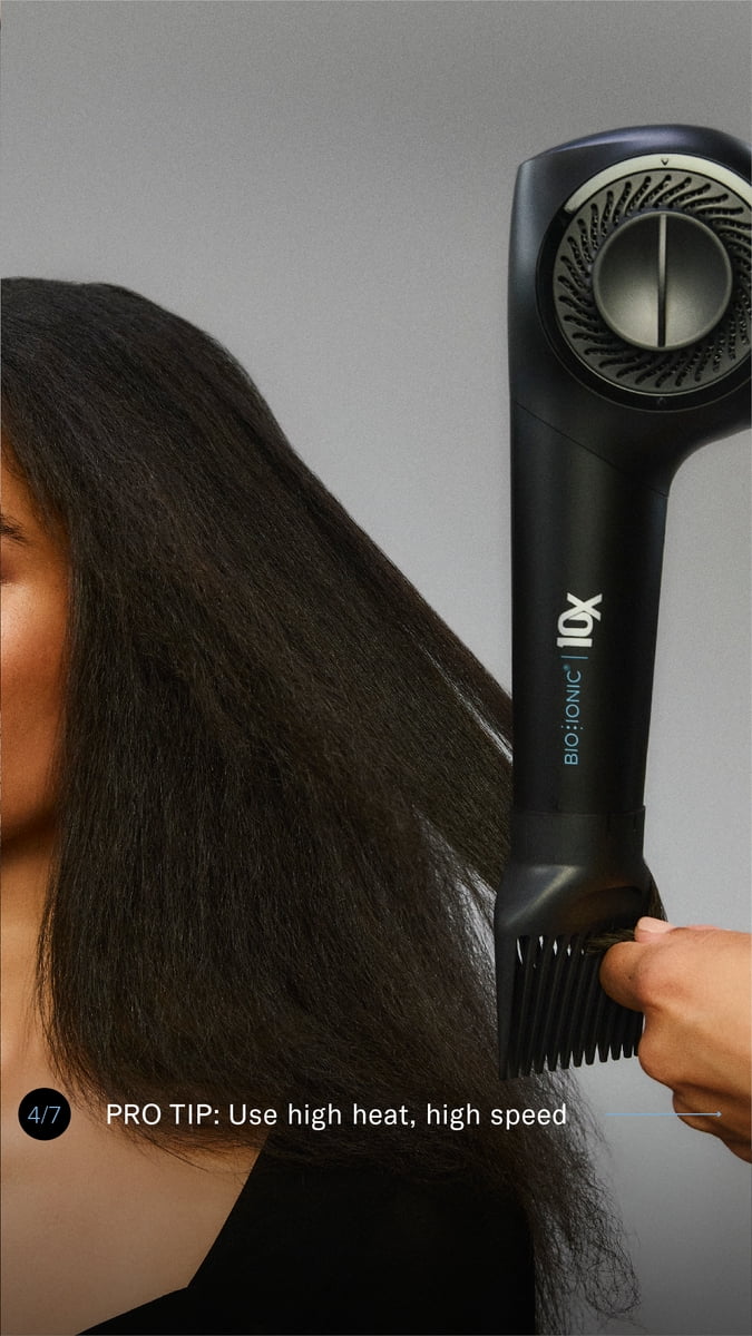 10X UltraLight Speed Hair Dryer, Adjustable Heat &amp; Frizz-Control Professional Hair Dryer