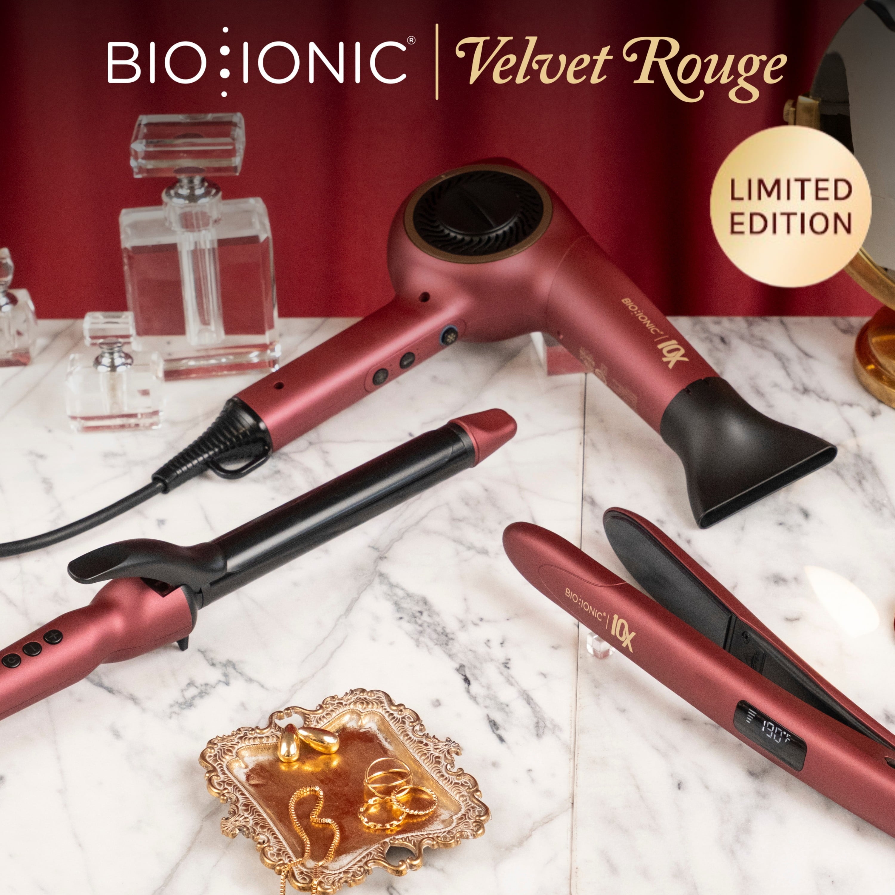 10X UltraLight Speed Hair Dryer, Adjustable Heat &amp; Frizz-Control Professional Hair Dryer