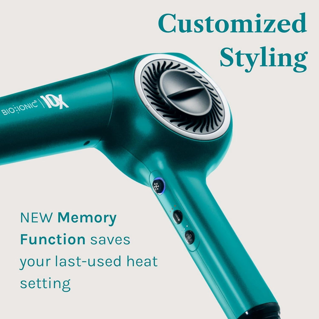 10X UltraLight Speed Hair Dryer, Adjustable Heat &amp; Frizz-Control Professional Hair Dryer