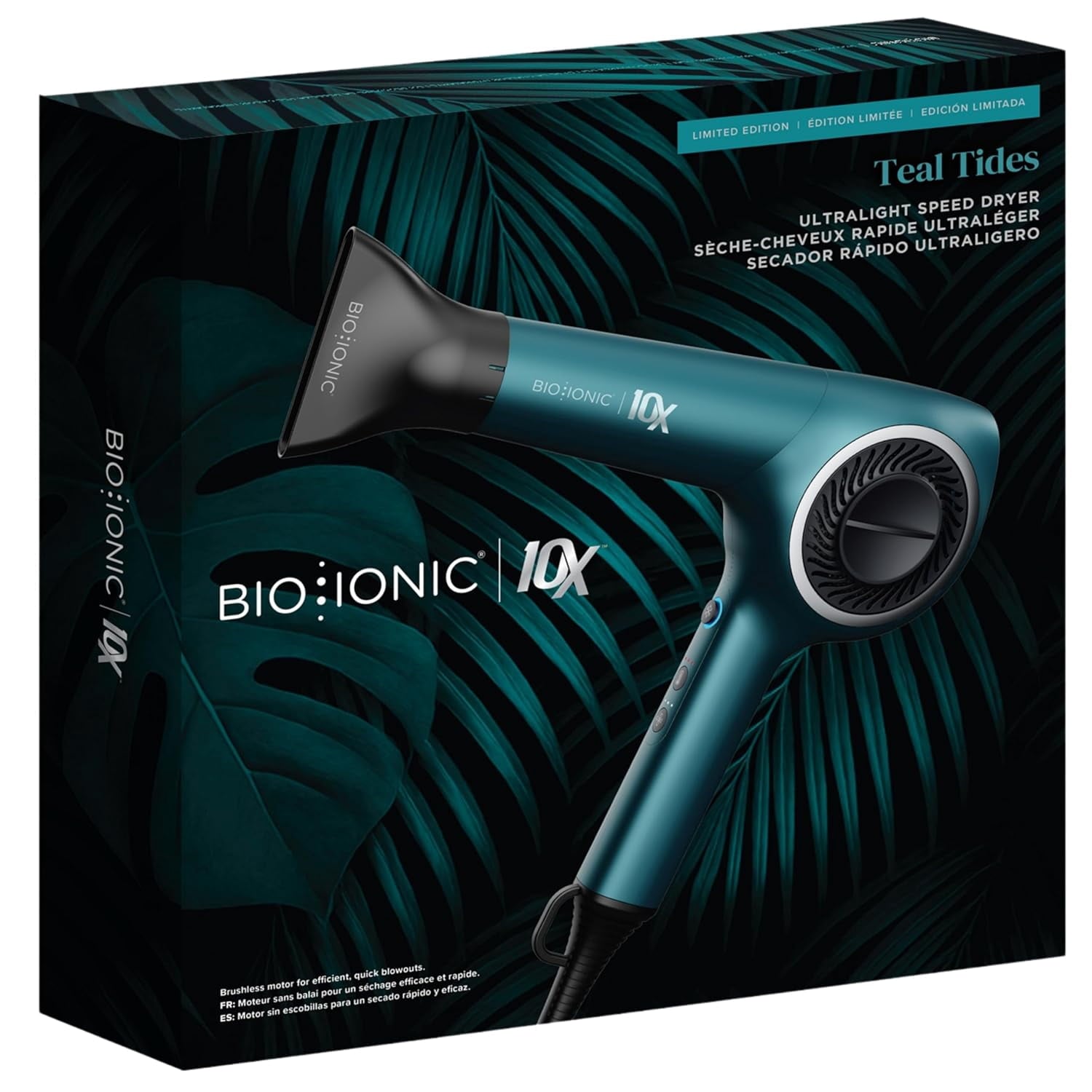 10X UltraLight Speed Hair Dryer, Adjustable Heat &amp; Frizz-Control Professional Hair Dryer
