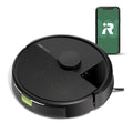 Roomba 105 Vac Robot Vacuum and Self-Charging Dock with Intense Power Lifting Suction, LiDAR Navigation, for Carpet and Hard Floors, Cleans in Neat Rows, Model # Q312020