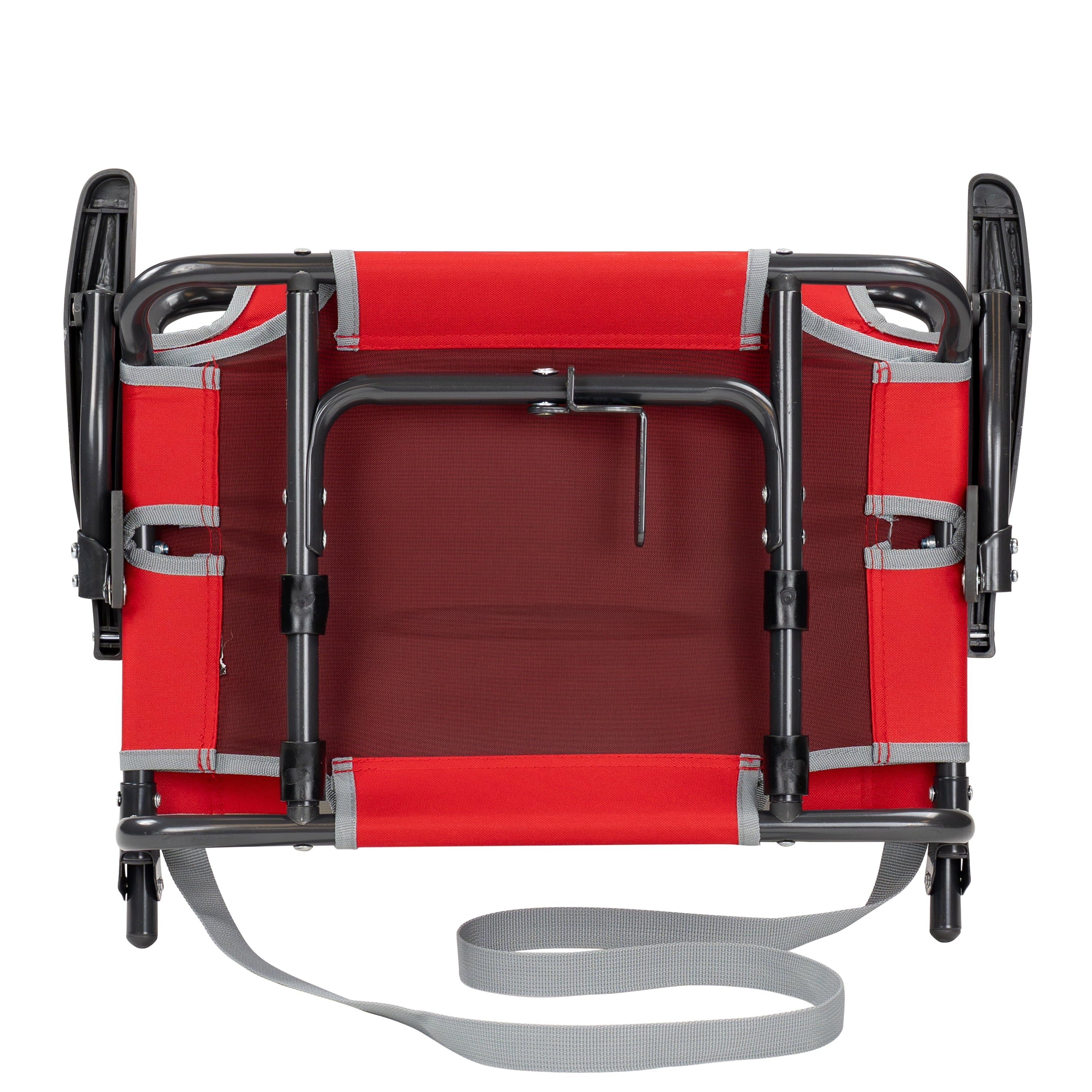 Big Comfort Stadium Seat With Armrests and Back Support for Bleachers, Red