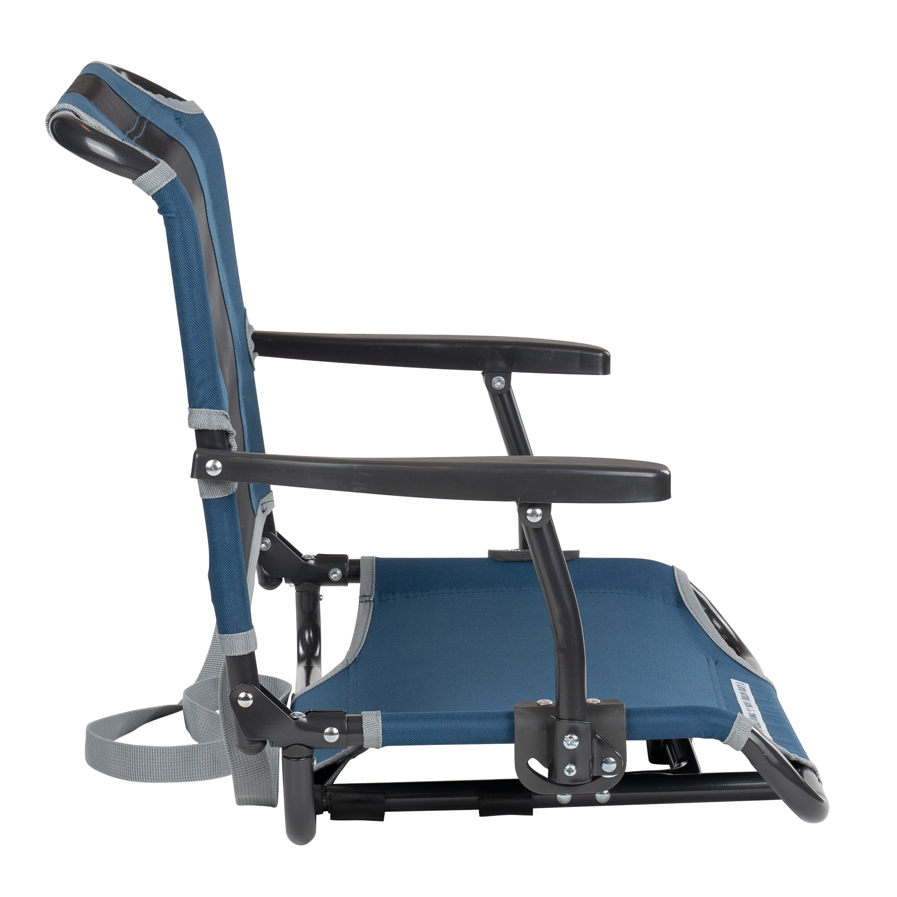 Big Comfort Stadium Seat With Armrests and Back Support for Bleachers, Red