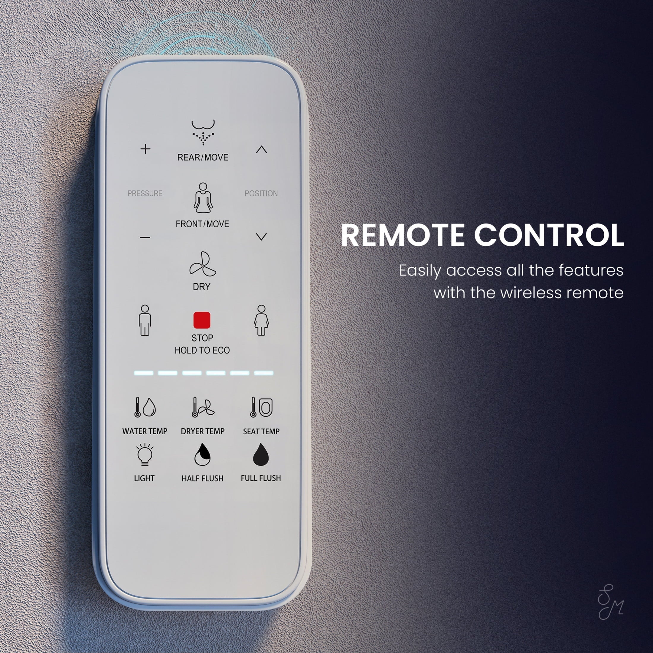 Smart Tankless Elongated Toilet and Bidet, Touchless Vortex Dual-Flush 1.1/1.6 gpf
