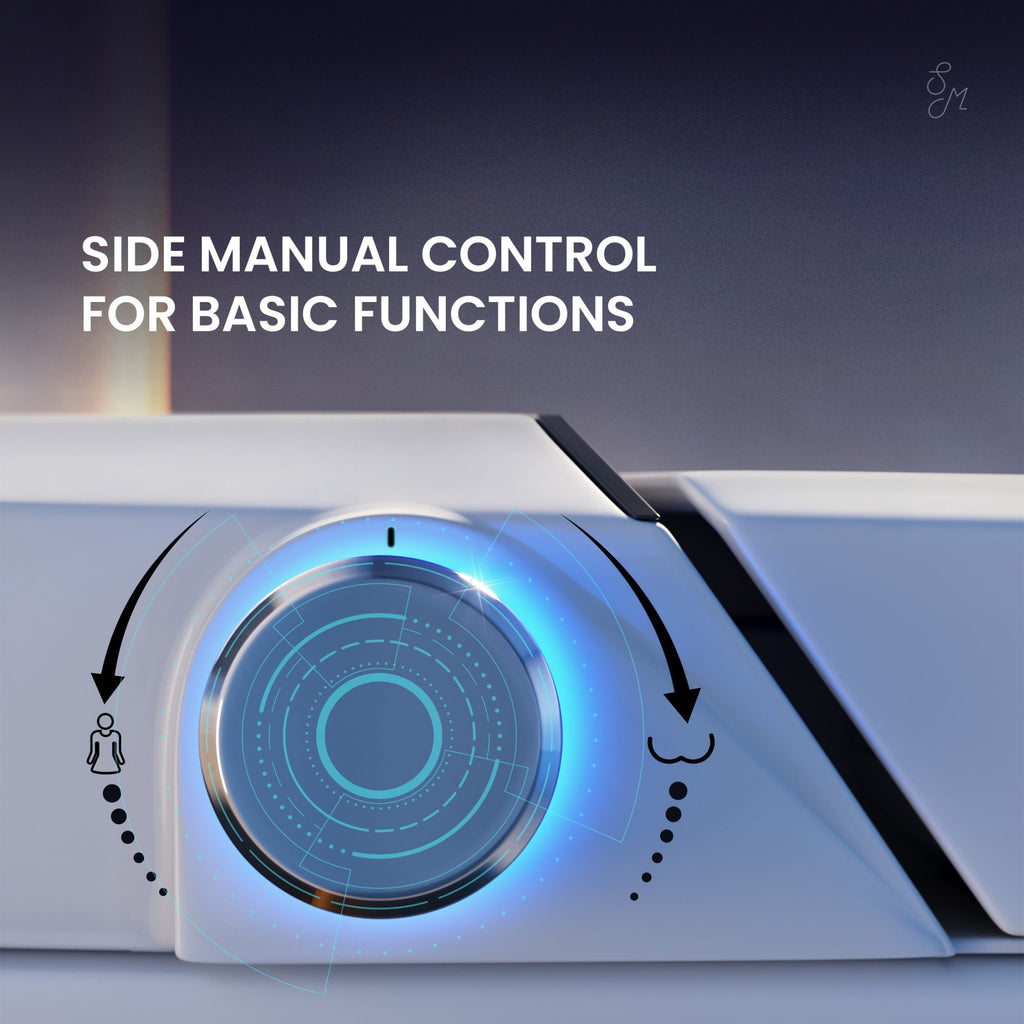 Smart Tankless Elongated Toilet and Bidet, Touchless Vortex Dual-Flush 1.1/1.6 gpf