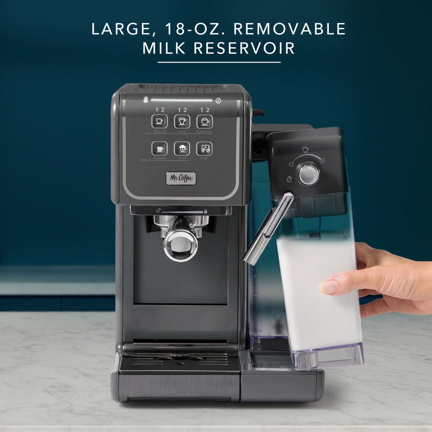 One Touch CoffeeHouse+ Espresso, Cappuccino, and Latte Maker, Grey