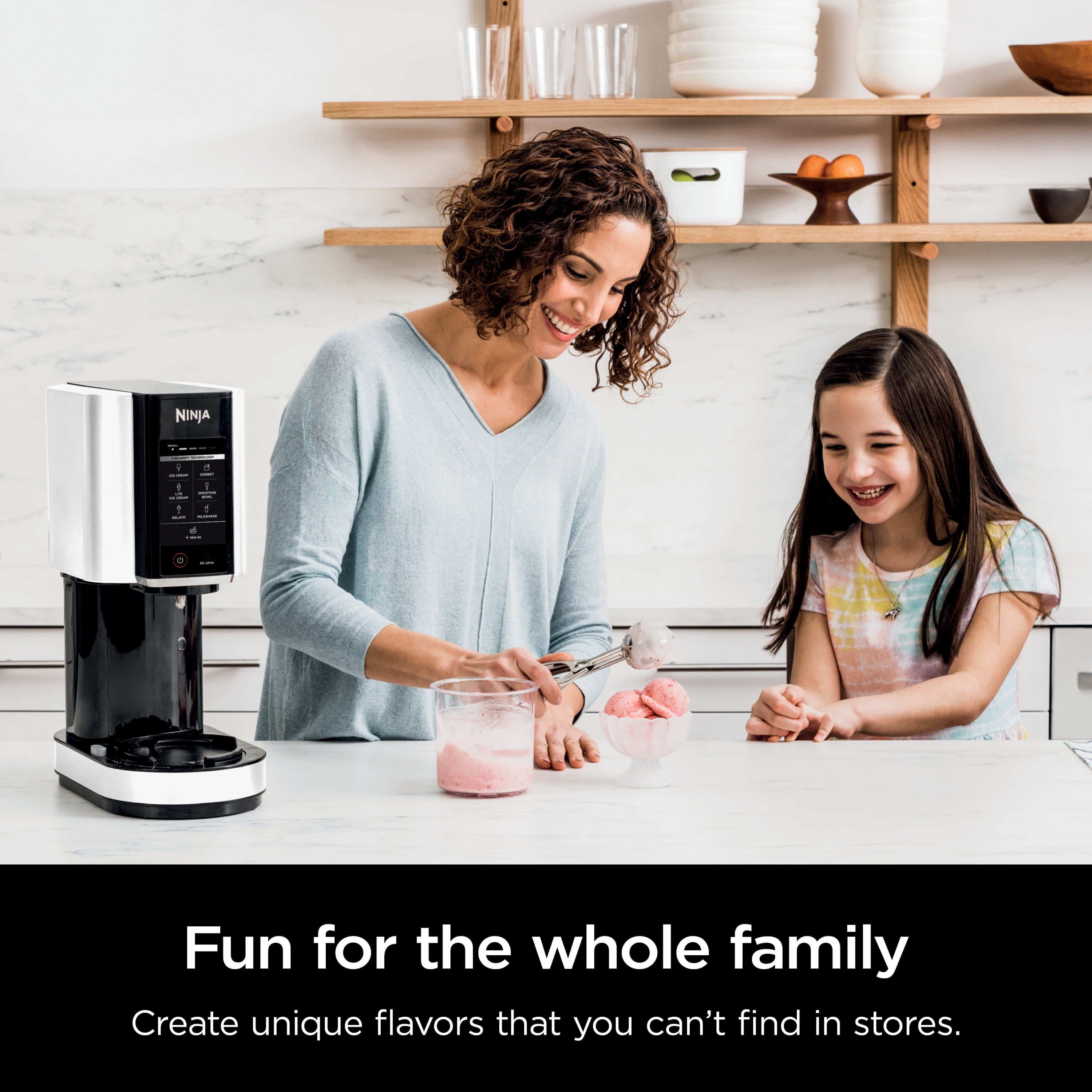 CREAMi®, Ice Cream Maker and Frozen Treat Maker with 7 One-Touch Programs, NC300WMWH