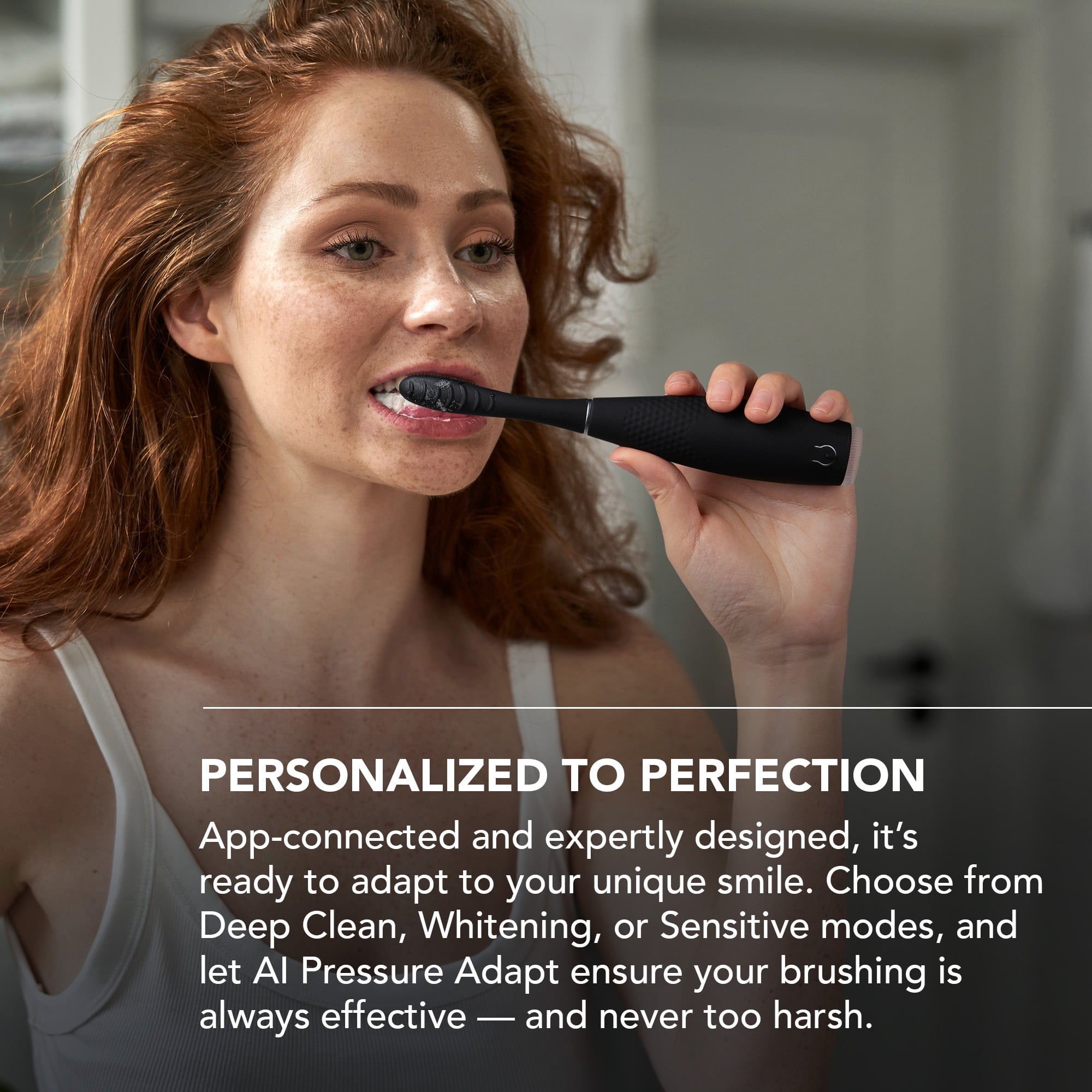 Issa 4 Plus Sonic Electric Toothbrush Rechargeable Bundle with Extra Hybrid Brush Head, Black