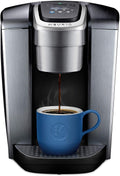 K-Elite Coffee Maker, Single Serve K-Cup Pod Coffee Brewer, With Iced Coffee Capability, Brushed Silver