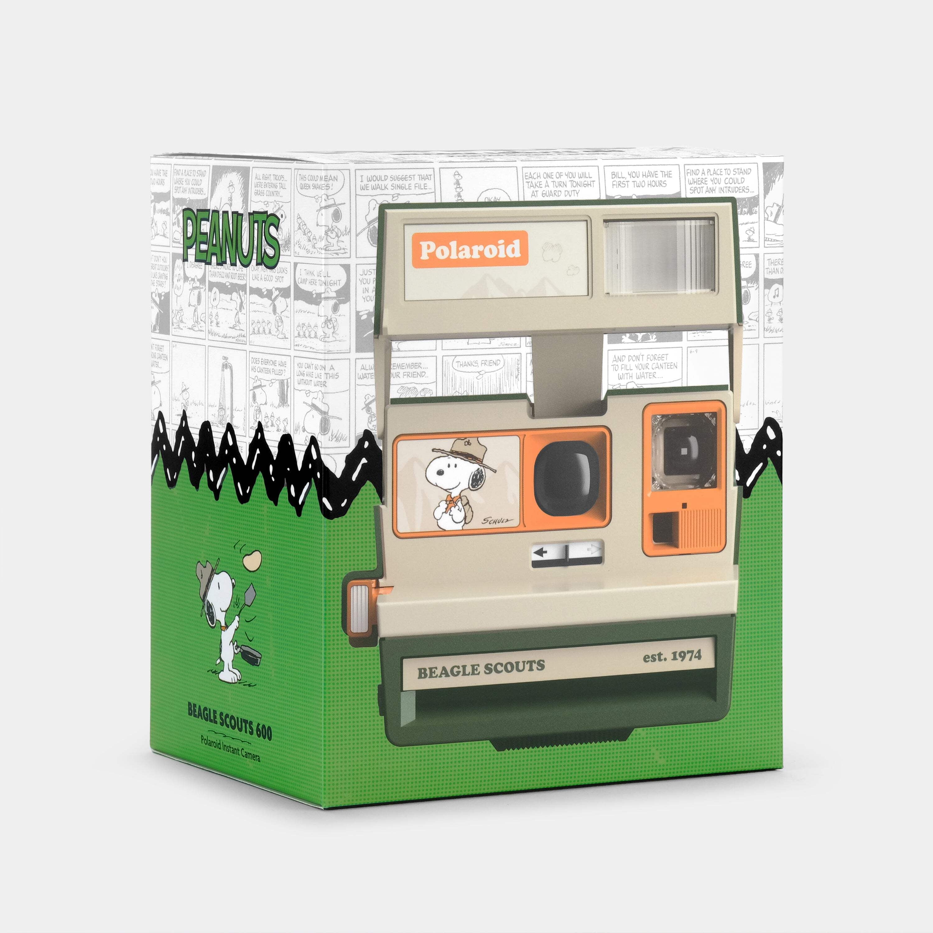600 Instant Film Camera – Peanuts Beagle Scouts Edition | Vintage Style Instant Camera (Uses 600 Film)
