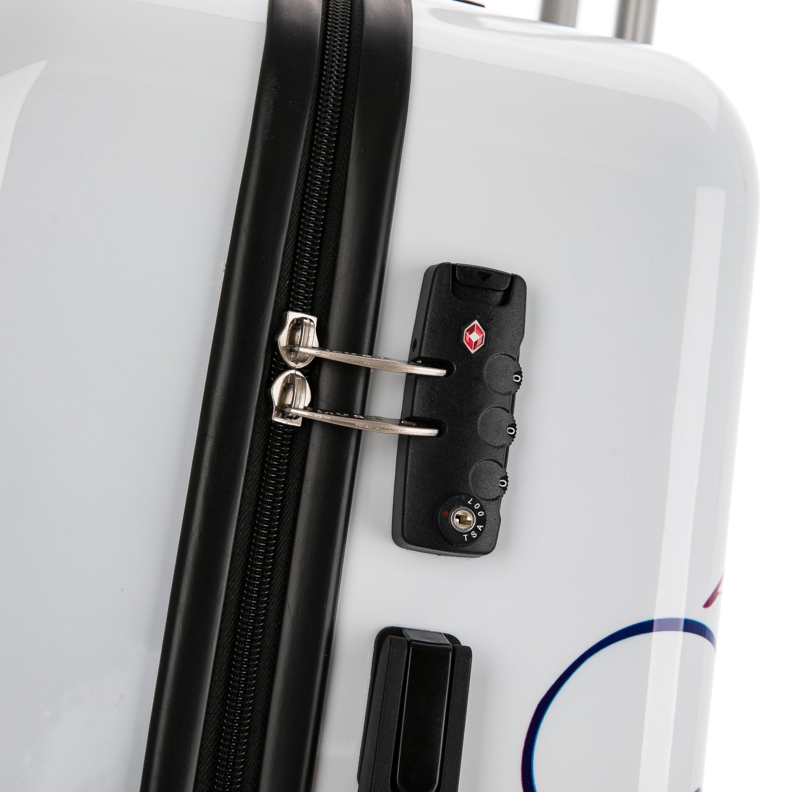 Print 3-Piece Hardside Luggage Sets with Spinner Wheels, Handle, Trolley, (20"/24"/28"), Cheetah