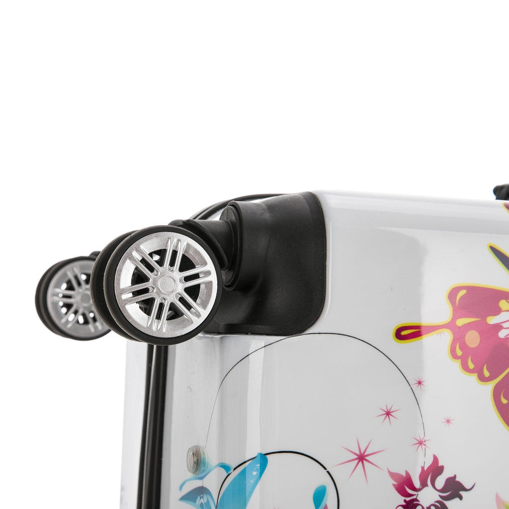 Print 3-Piece Hardside Luggage Sets with Spinner Wheels, Handle, Trolley, (20"/24"/28"), Cheetah