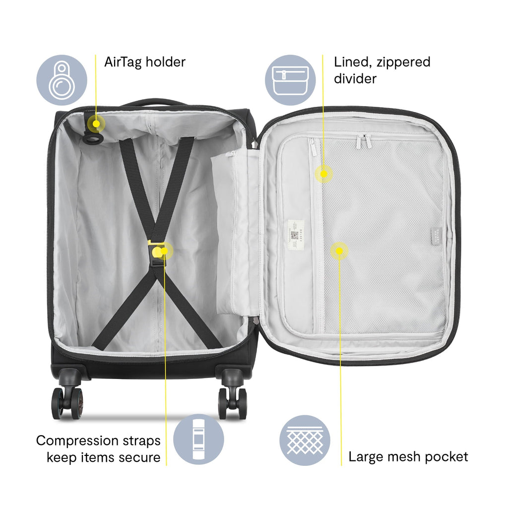Cruise 3.0 Carry-on Expandable Softside Spinner Luggage