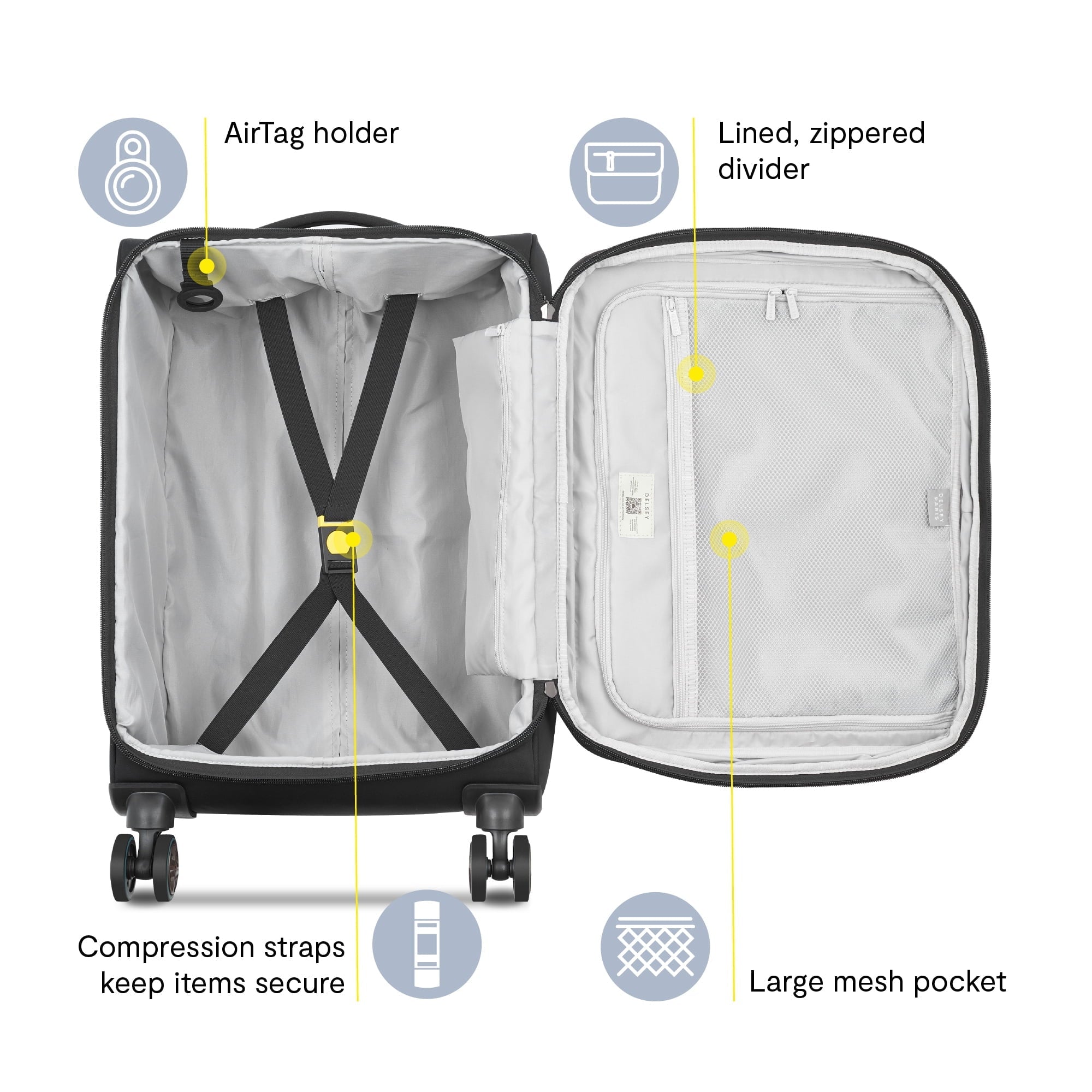 Cruise 3.0 Carry-on Expandable Softside Spinner Luggage
