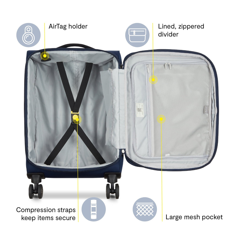 Cruise 3.0 Carry-on Expandable Softside Spinner Luggage