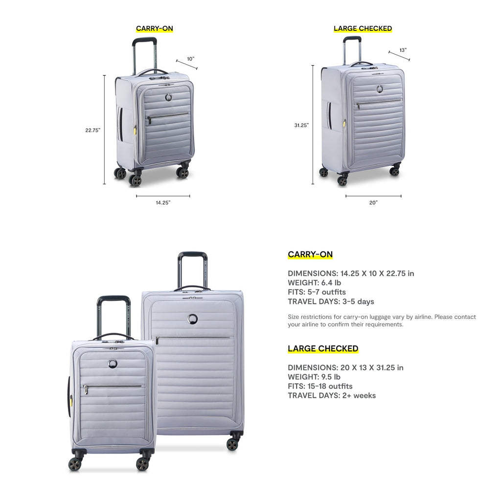 Cruise 3.0 Carry-on Expandable Softside Spinner Luggage