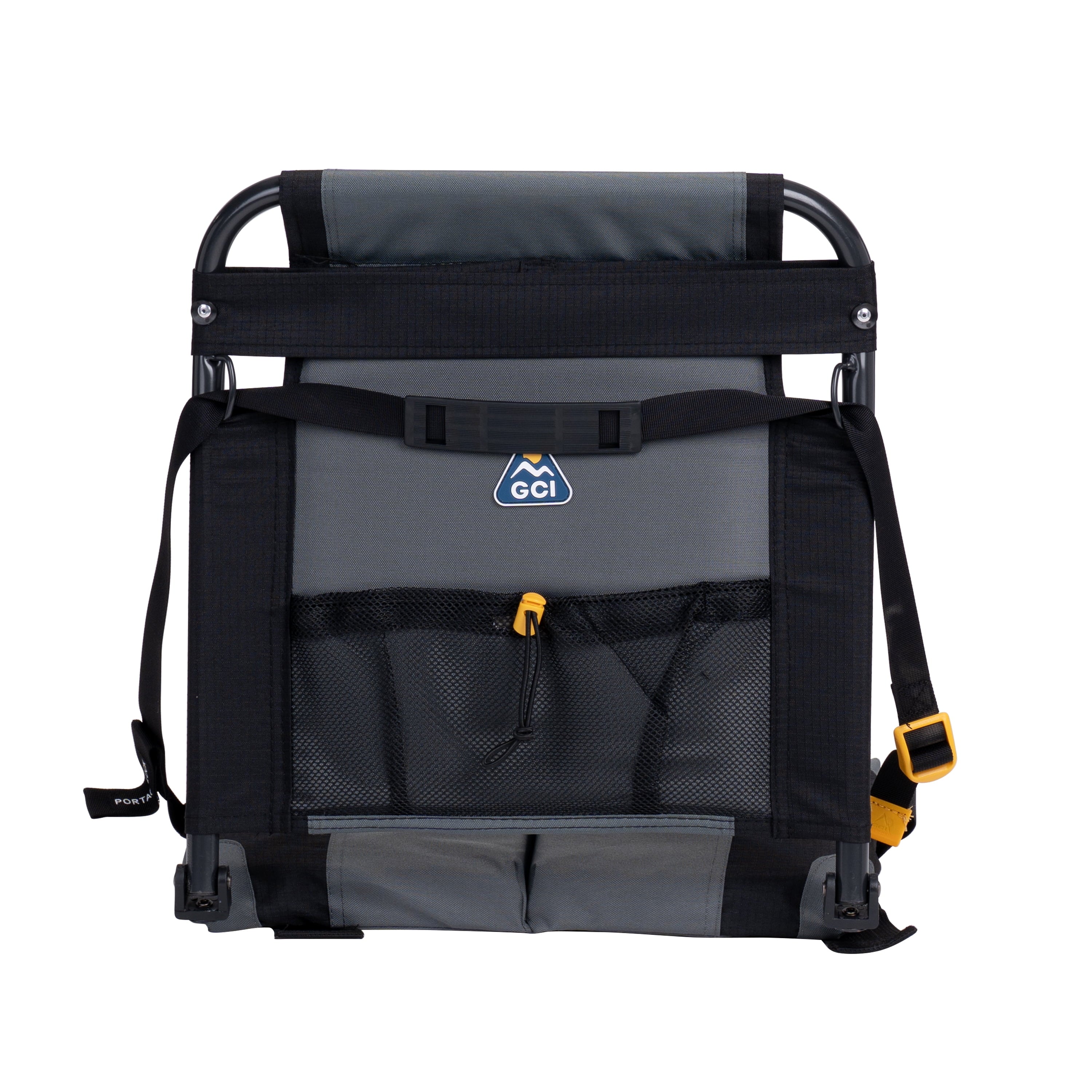 SitBacker Canoe Seat With Adjustable Cushioned Back Support, Black