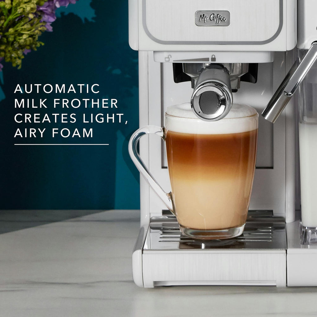 One-Touch CoffeeHouse Espresso &amp; Latte Maker with Milk Frother