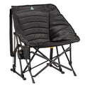 Puff Rocker Foldable Insulated Rocking Camp Chair, Black