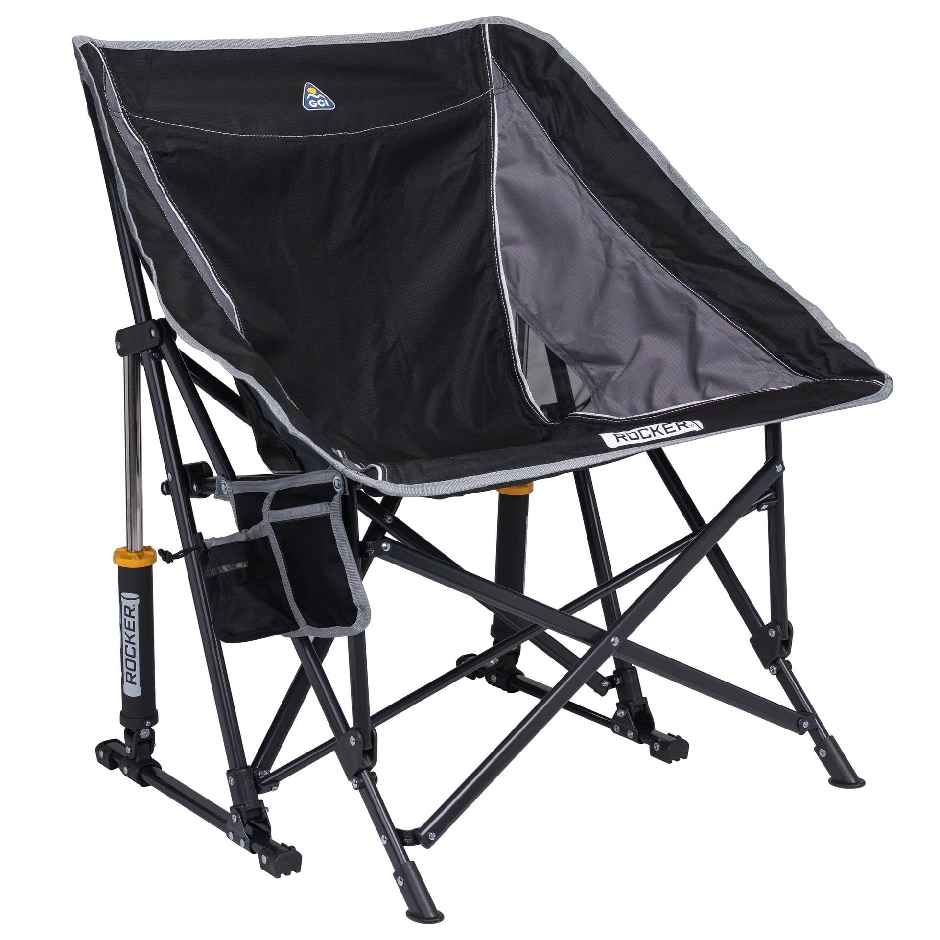 Pod Rocker Foldable Rocking Camp Chair, Black