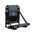 SitBacker Canoe Seat With Adjustable Cushioned Back Support, Black
