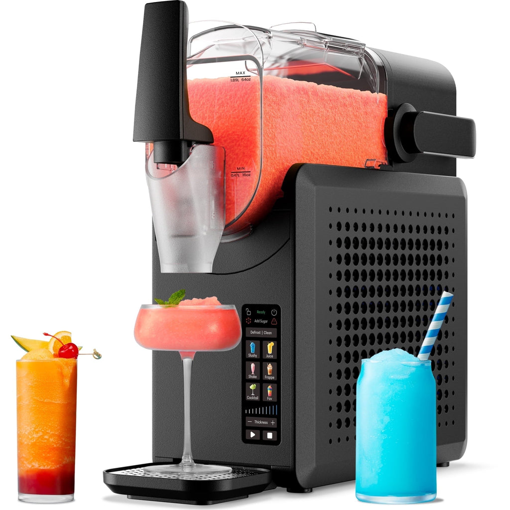 Slush-Ease MAX 90oz Slushy Maker with Touch Controls and 5 Functions – Black
