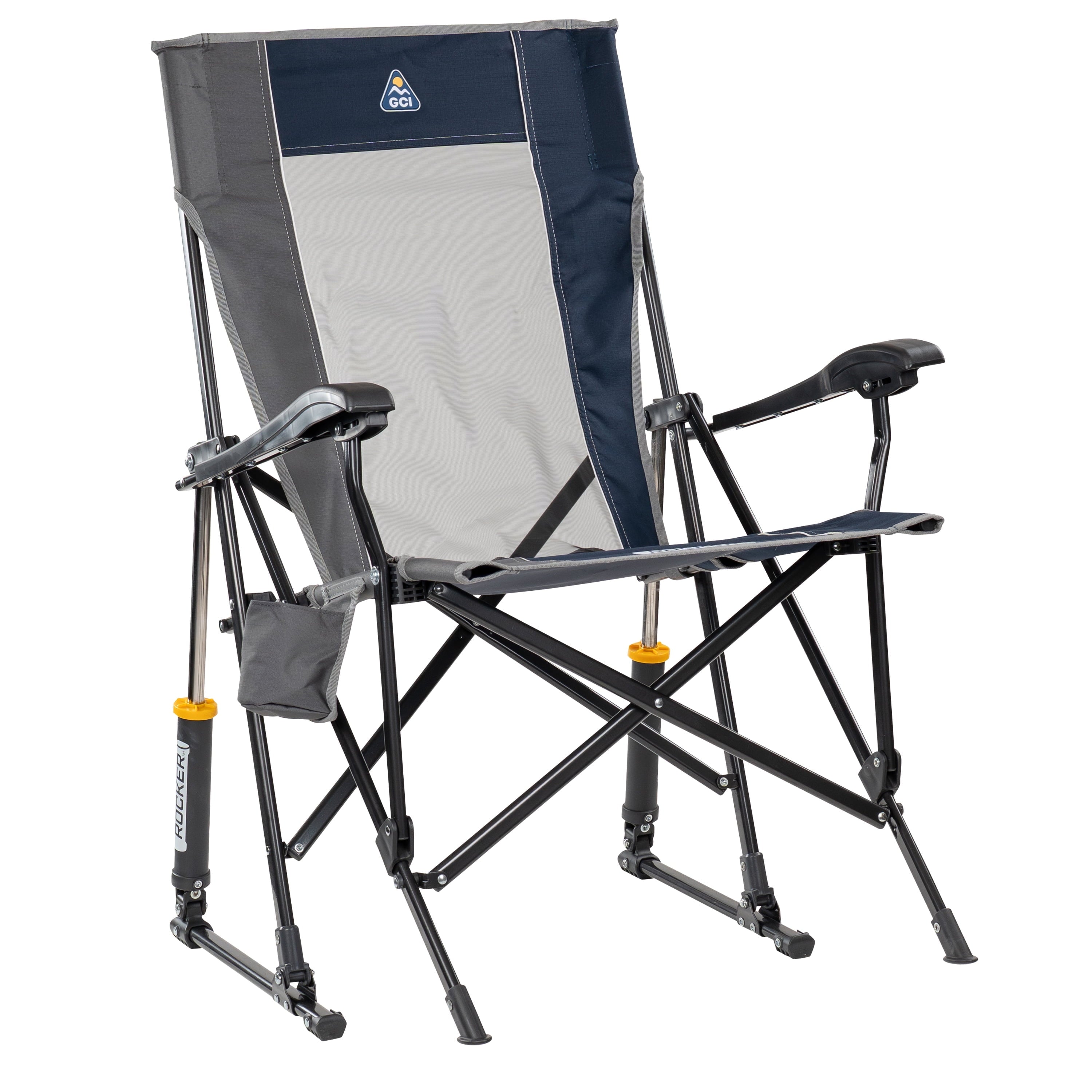RoadTrip Rocker Foldable Rocking Camp Chair, Indigo