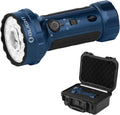 Marauder Mini 2 Bright Flashlight 10,000 Lumen with 750 Meters Beam Distance, Rechargeable Light with Dual Charging &amp; 5 Lighting Modes for Outdoor, Camping, Emergencies (Midnight Blue)